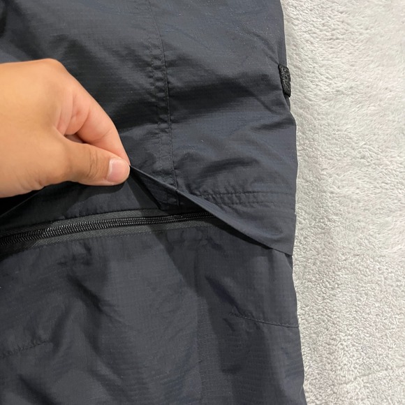 Columbia Pants Mens Medium Cargo Convertible Adjustable Waist Nylon Hiking Y2K - Picture 4 of 13